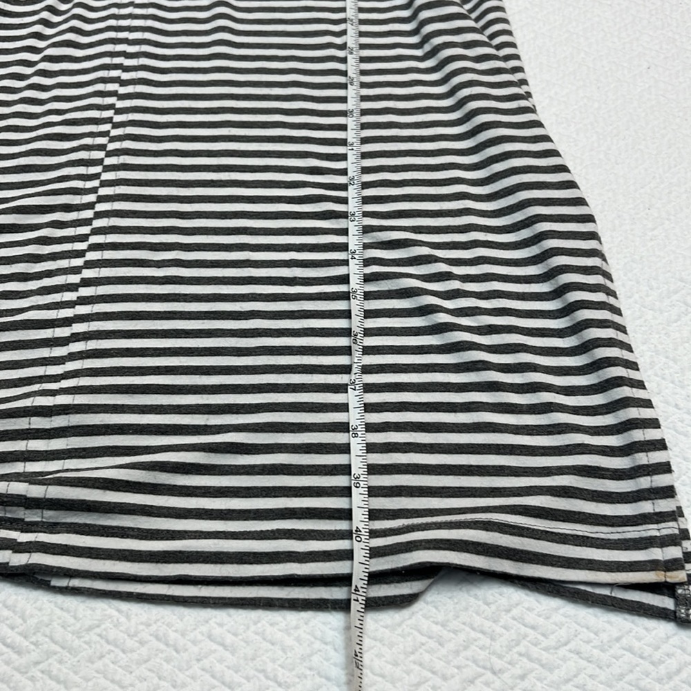PRESS Striped Midi Dress V-Neck Jersey Size XS - Picture 10 of 11